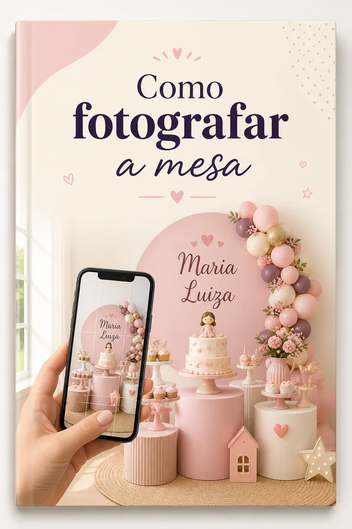Como fotografar a mesa